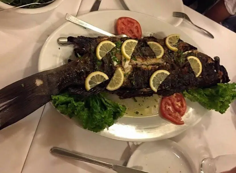 Pesce grigliato alla greca