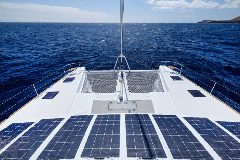 Pannelli solari  a bordo