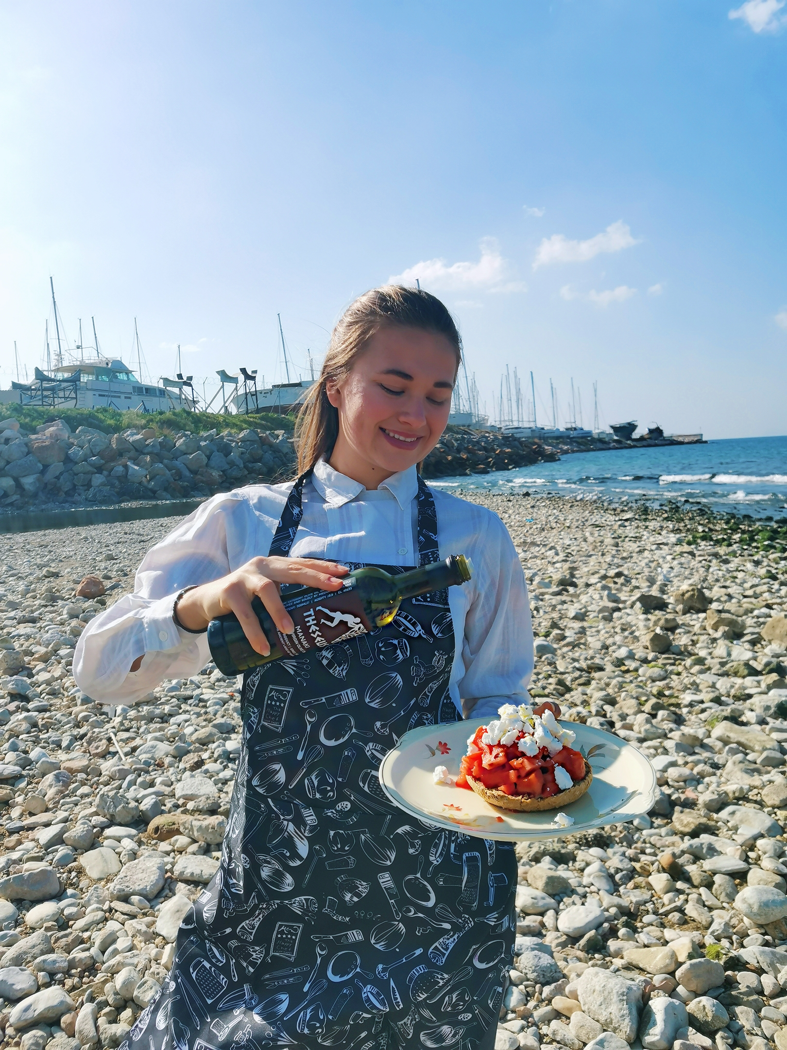 Cretan Dakos by chef Anastasia