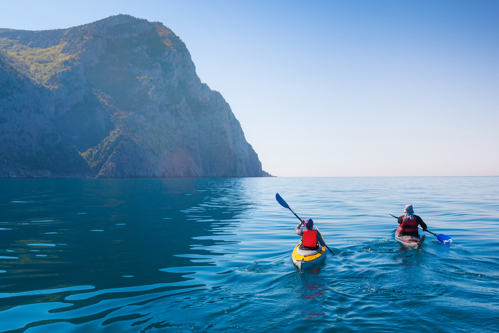 7 water sports activities on board: Kayak