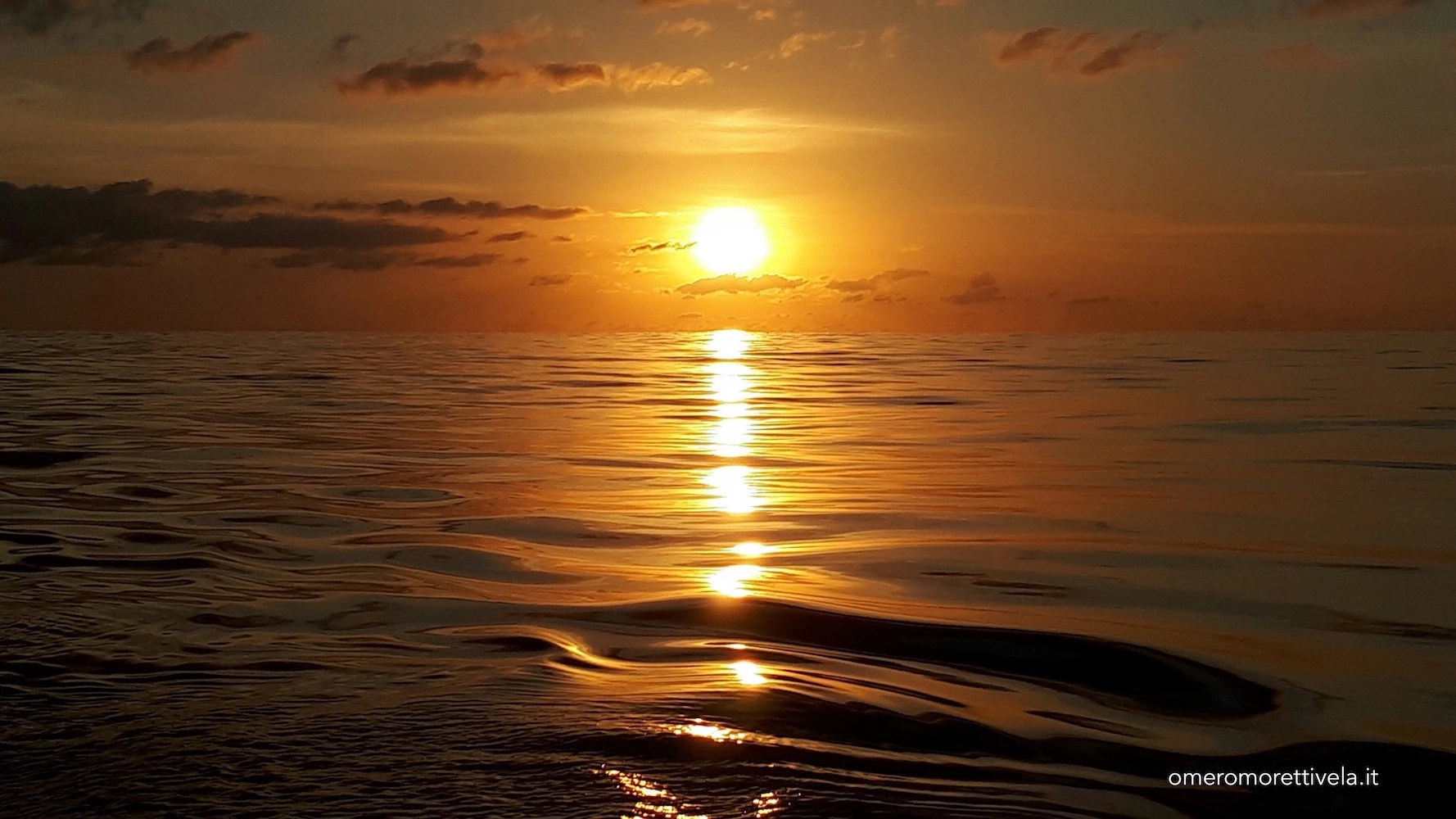 Sunset in the Ocean