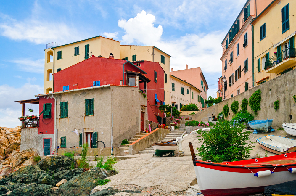 The colorful town of Marciana Marina 