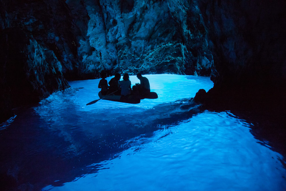 Blue Cave in Vis Island 