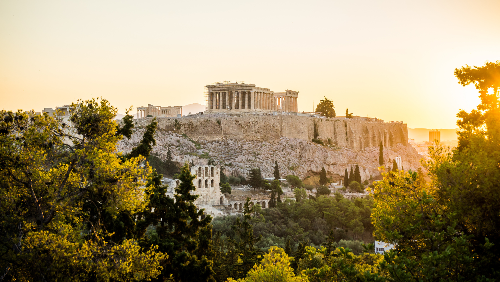 The Acropolis hill in Athens