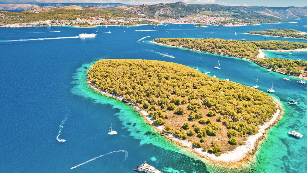 Pakleni Archipelago near Hvar Island, Dalmatia
