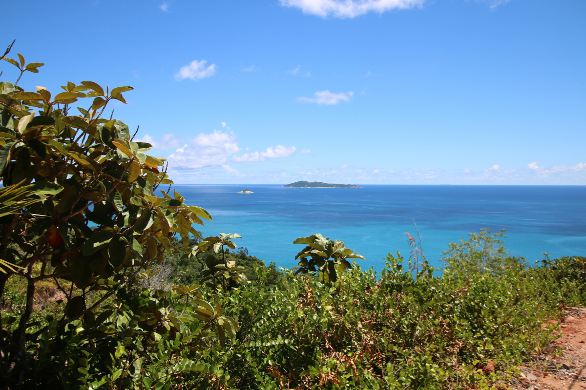 Aride Island in the distance 